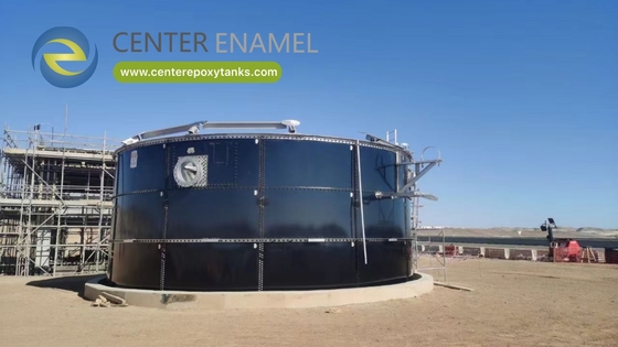 Réservoirs en acier boulonné revêtus d'époxy pour le stockage de biogaz dans le réservoir de gaz: maximiser la capacité de biogaz