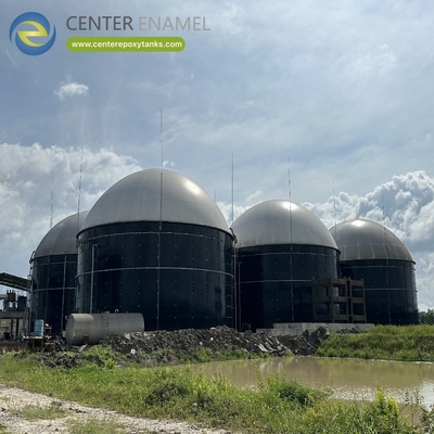 Toits à double membrane pour digesteurs de méthane : Scelle le réservoir et contient le gaz méthane.