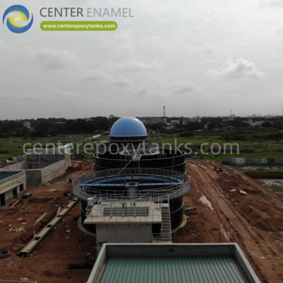 Toits à double membrane pour digesteurs de biogaz : Capture et stockage efficaces du biogaz.
