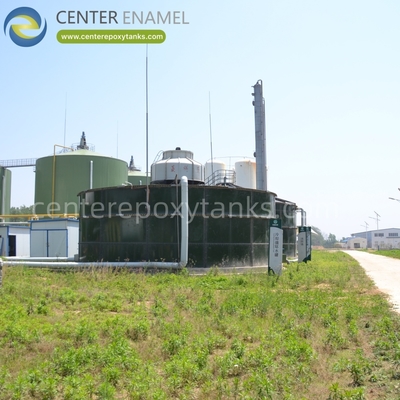 Couvertures à double membrane pour les réservoirs de boues de biogaz: fournissent un joint étanche au gaz et un support de gaz.