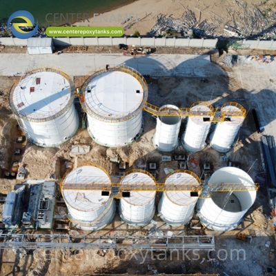 Réservoir époxy lié par fusion pour le traitement des eaux usées de la brasserie: Réservoir durable pour les déchets de brasserie à volume élevé et à pH bas