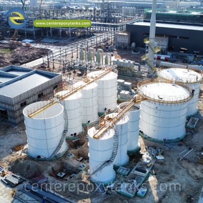 Réservoir d'époxy lié par fusion pour le traitement des eaux usées laitières: assure un stockage fiable du lait et des effluents de transformation