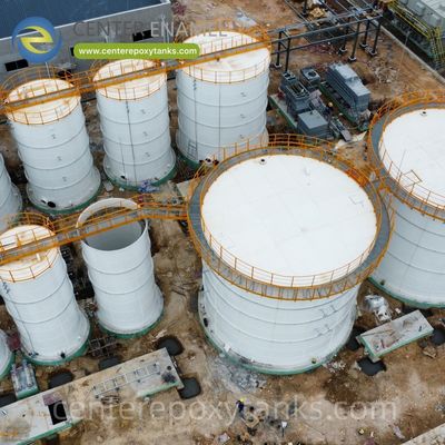 Réservoir en époxy fusionné pour le traitement des eaux usées de papeterie : Un réservoir robuste pour gérer les fortes concentrations de solides et les exigences chimiques des effluents de papeteries.