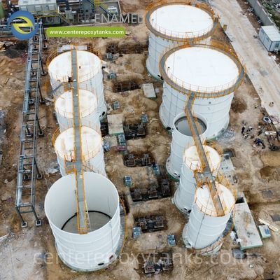 Réservoir en époxy thermofusionné pour la déshydratation des boues : Offre une solution de stockage robuste et résistante à la corrosion pour les solides concentrés.