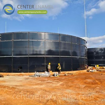 Fusion Bonded Epoxy Tank for Landfill Leachate Wastewater Treatment: Offers superior chemical resistance for the containment of highly corrosive leachate.