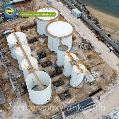 Réservoir revêtu FBE pour le traitement des eaux usées de papeterie - Un réservoir robuste pour gérer les fortes concentrations de solides et les exigences chimiques des effluents de papeterie.