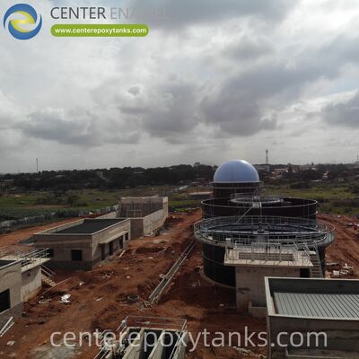 Détenteur à double membrane de biogaz pour une usine de bio-GNC: fournit un stockage de tampon à basse pression essentiel avant la mise à niveau et la compression du gaz