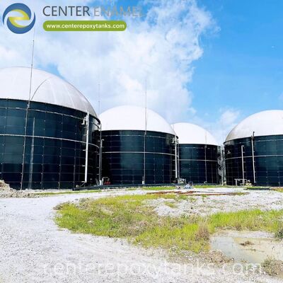 Réservoir à biogaz pour le projet de biogaz issu des déchets de cuisine : Capture et sécurise le biogaz, empêchant les fuites et assurant le contrôle des odeurs en milieu urbain