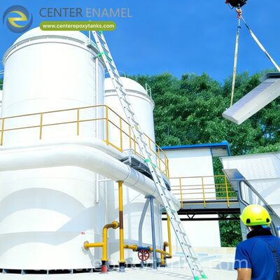 Toit flottant extérieur pour les réservoirs de pétrole brut mélangés en acier au carbone soudé: supprime la libération de vapeur des mélanges complexes et volatils d'huile