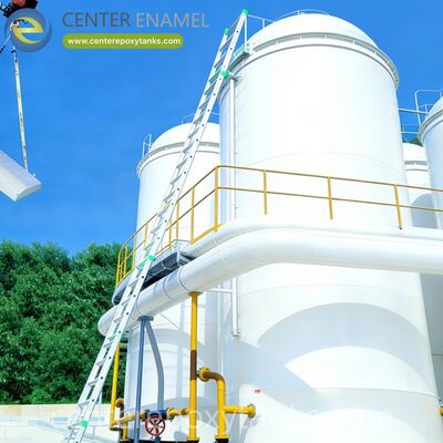 Toit flottant externe pour réservoir de stockage d'essence aviation (GA) en acier au carbone soudé : essentiel pour la sécurité en supprimant les vapeurs hautement volatiles