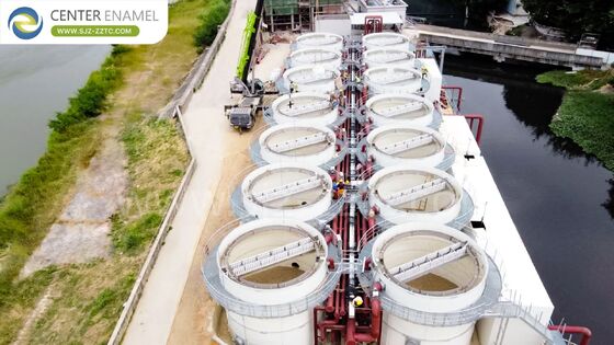 Révolution de la technologie du biogaz: réservoirs GFS + toit à double membrane pour les eaux usées des abattoirs au Vietnam
