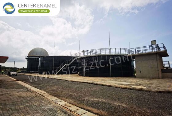 Conception fiable de centrale biogaz avec réservoirs GFS pour le traitement des déchets ménagers au Pakistan