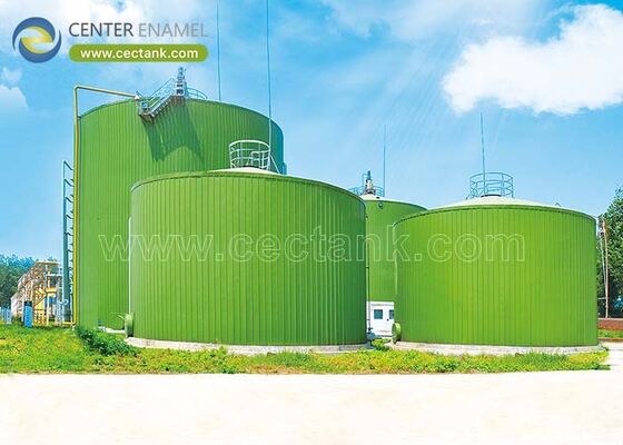 18000m3 de réacteur CSTR expédié de Chine Livraison modulaire pour une digestion anaérobie à grande échelle