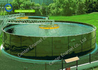 Réservoirs de stockage des eaux usées en acier à doublure de verre de 10000 gallons pour les usines de traitement des eaux usées