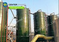 70000 gallons de verre fusionné à l'acier réservoirs de stockage de biogaz boulonnés avec double toit à membrane