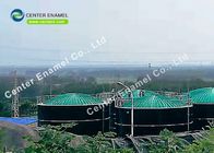Réservoir de stockage de liquide en acier boulonné revêtu d'émail pour les réservoirs de stockage de carburant / pétrole / pétrole
