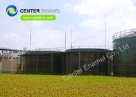 NSF 61 réservoirs de stockage d'eaux usées en acier revêtus de verre pour le projet de traitement du lixiviation