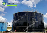 Réservoir de stockage de biogaz antiadhésion avec toits à double membrane