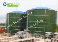 Réservoirs d'eau industriels en acier boulonné conformes aux normes AWWA D103-09