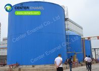 réservoirs de stockage de lixiviation en acier recouverts de verre pour le projet de traitement de l'eau