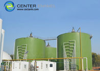 Réservoirs d'eau industriels commerciaux en acier recouverts de verre pour le stockage de liquides industriels