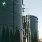 Réservoirs industriels de stockage d'eau en acier recouverts de verre pour les boues dans les usines agricoles
