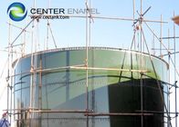 Réacteurs de réservoirs à mélange continu de verre fusionné à l'acier CSTR pour les installations industrielles de biogaz