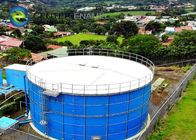 Réservoirs de stockage de liquide en acier revêtu de verre à haute résistance à la corrosion pour le projet de traitement des eaux usées industrielles