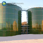 Réservoir de traitement des eaux usées en acier boulonné à volume élargi