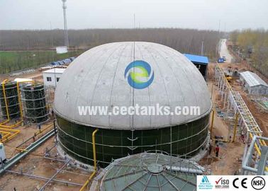 Le réservoir de stockage de biogaz à double membrane en PVC est installé rapidement selon la norme ISO 9001:2008