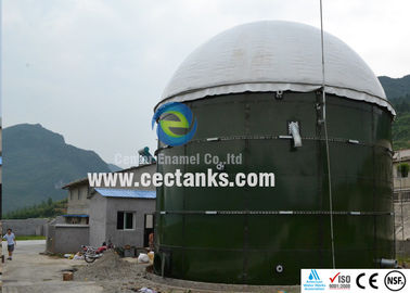 Réservoir de stockage de biogaz en acier vitreux émaillé 30000 gallons Réservoir de stockage d'eau durable à faible coût