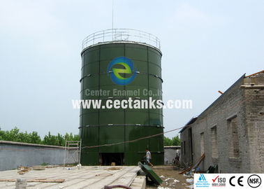 6.0Tensions Mohs réservoirs en acier fondu en verre pour le stockage de la production de biogaz de fumier de poulet