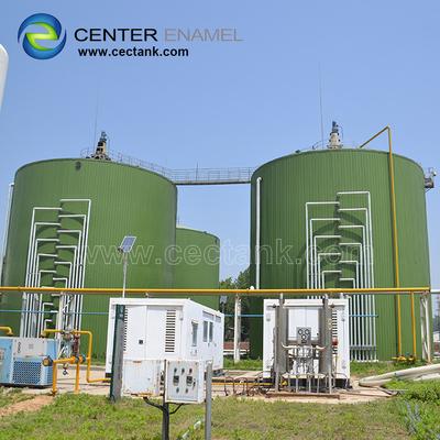 Centre d'émail fournit des réservoirs SBR en verre fusionné à l'acier pour le projet de traitement des eaux usées