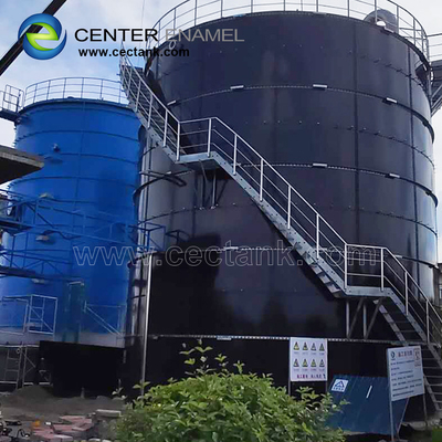 Centre d'émail fournit des réservoirs SBR en acier vitré pour le projet de traitement des eaux usées