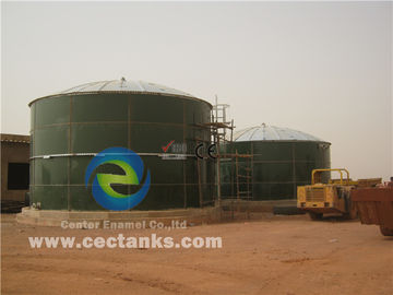Excellente résistance à l'abrasion réservoirs de stockage d'eau en verre pour l'eau potable / construction facile