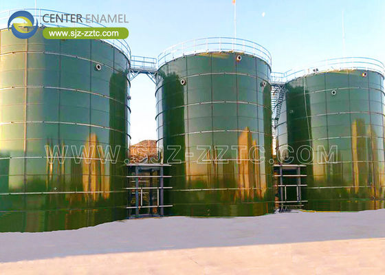 3450N/cm 20m3 Projet d'usine de biogaz dans le traitement des déchets alimentaires Protection de l'environnement