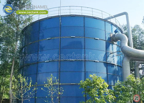 L'émail du centre fournit des réservoirs en acier revêtu d'époxy hautement résistant à la corrosion comme réservoir d'aération municipal