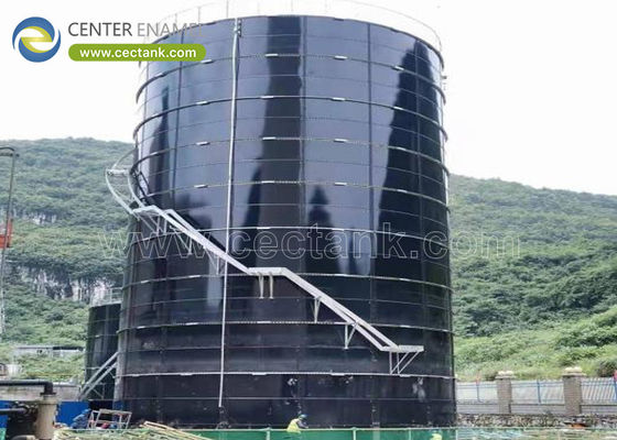 Silos de stockage de grains en verre fusionné à l'acier à grande capacité: qualité et performances inégalées