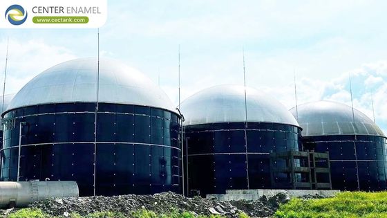 Les réservoirs de stockage de biogaz en acier recouverts de verre révolutionnent la digestion anaérobie du biogaz