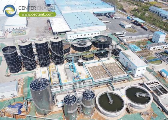 Les réservoirs en acier boulonné: la bonne solution de stockage pour le stockage des eaux usées dans les projets de traitement des eaux usées