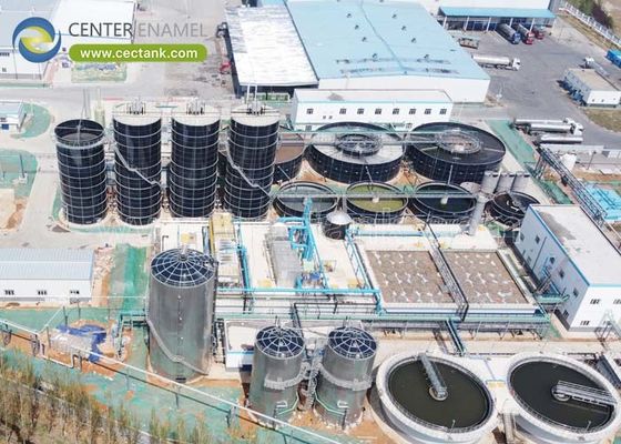 Des réservoirs de stockage de déchets d'acier boulonnés avec une grande résistance à la corrosion: une solution durable et efficace pour la gestion des déchets d'enfouissement