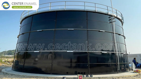 200Des réservoirs de stockage de déchets d'acier en alliage d'aluminium, recouverts de verre, avec des toits en alliage d'aluminium: une solution durable pour la gestion des déchets des décharges