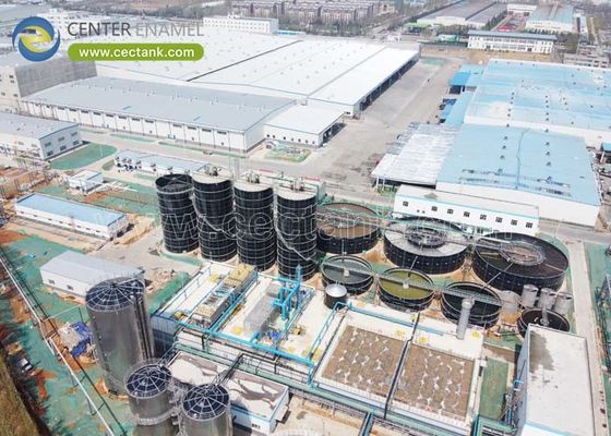 Réservoirs en verre fusionné à l'acier: la solution idéale pour les usines de traitement des eaux usées