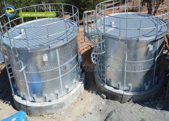 Réservoirs d'eau potable en acier galvanisé à moindre entretien