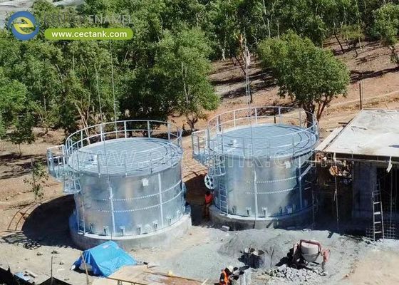 Renforcement de la résilience agricole: réservoirs en acier galvanisé pour le stockage de l'eau des vignobles par émail central