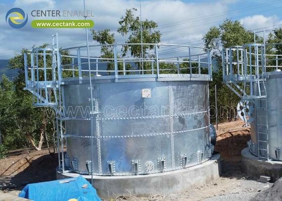 Réservoir galvanisé à chaud écologique en tant que composant du système de recyclage des eaux de pluie