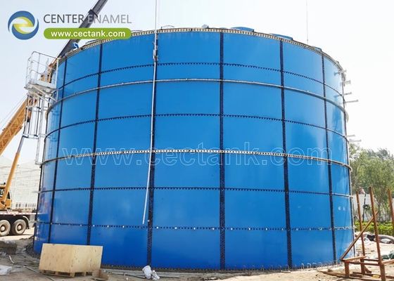 Réservoirs de fermentation anaérobie en acier enduit d'époxy pour les processus de fermentation contrôlée dans la production de biogaz
