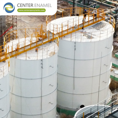 Des réservoirs de stockage de biogaz en acier revêtu de revêtement époxy fiables maximisant la capacité de stockage de biogaz avec des systèmes de stockage de gaz intégrés