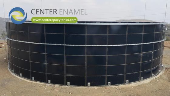 Réservoirs en acier boulonné revêtus d'époxy pour les eaux usées agricoles: contient des effluents agricoles
