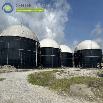 Toits à double membrane pour digesteurs : Collectent et stockent le biogaz issu de la digestion.